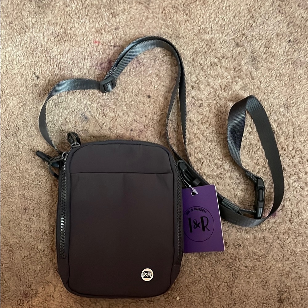 Gray Crossbody Bag